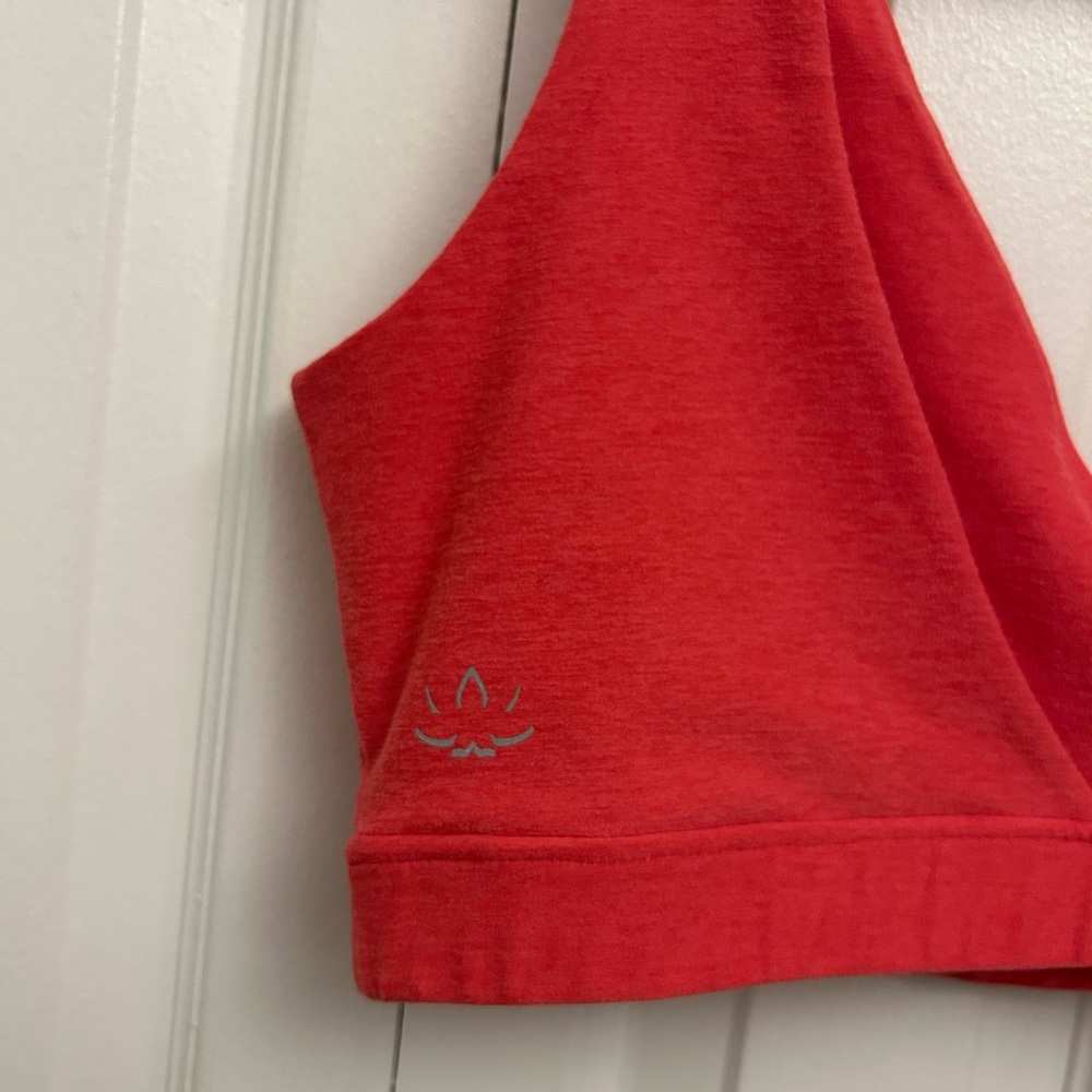 Beyond Yoga Red Wrap-Style Sports Bra - Picture 4 of 5